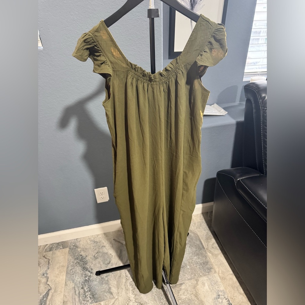 Olive Green Jumpsuit NWT